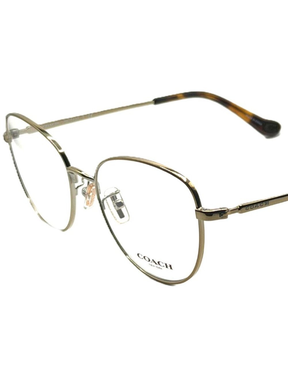 NEW COACH HC 5137 9005 Shiny Light Gold Women Eyeglasses 53mm 18 140